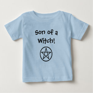 Camiseta De Bebé ¡Hijo de bruja! Wiccan Cheeky Witch Toddler Shirt