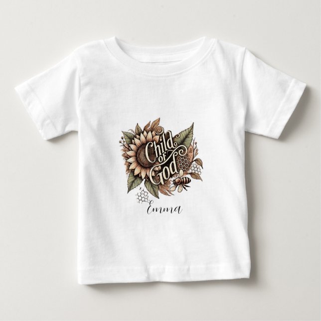 Camiseta De Bebé Hijo de Dios (Anverso)