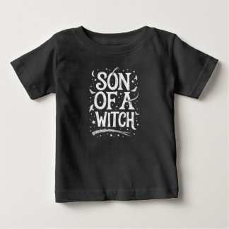 Camiseta De Bebé Hijo de una Bruja Halloween
