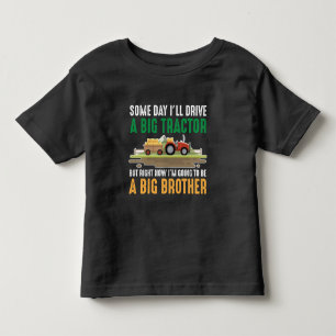 Camiseta De Bebé Hijo hermano pequeño tractor gráfico hermano gra