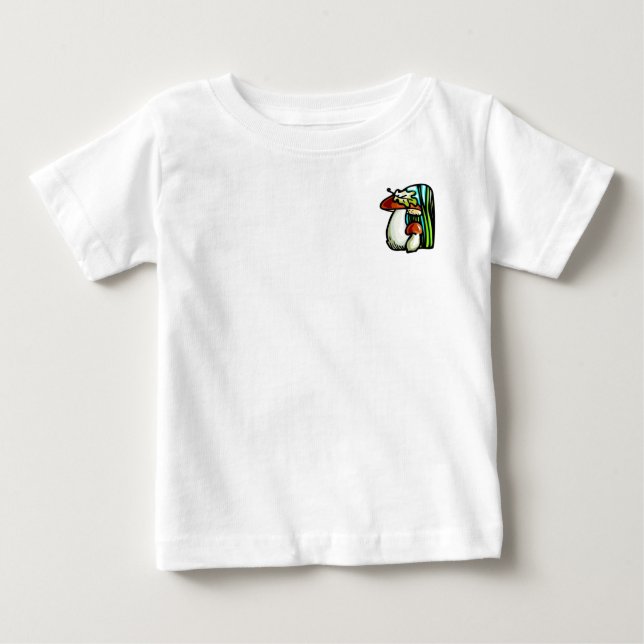 Camiseta De Bebé Hijos Camisas de hongo (Anverso)
