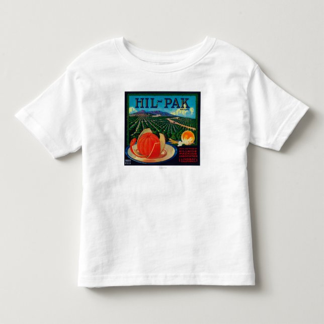 Camiseta De Bebé Hil Pak LabelLindsay anaranjado, CA (Anverso)