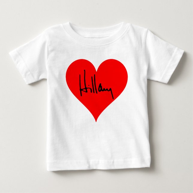 Camiseta De Bebé "Hillary " (Anverso)
