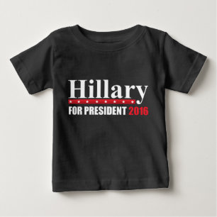 Camiseta De Bebé Hillary Clinton para el presidente