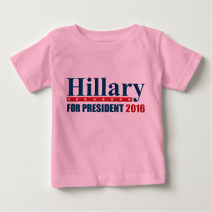 Camiseta De Bebé Hillary Clinton para el presidente