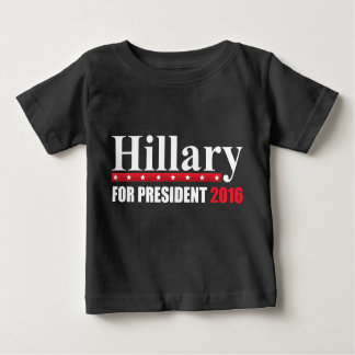 Camiseta De Bebé Hillary Clinton Para Presidente