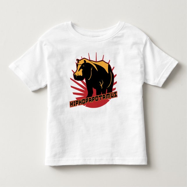 Camiseta De Bebé hiphopapotamus rhymenocerous (Anverso)