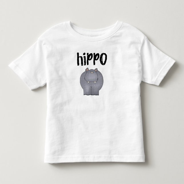 Camiseta De Bebé Hipopótamo (Anverso)