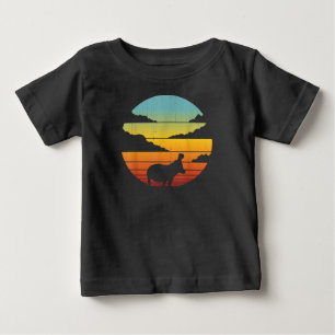 Camiseta De Bebé Hipopótamo 60 Hippo de los 70 Hippo Lover
