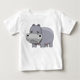 Camiseta De Bebé Hipopótamo Bebé Adorable