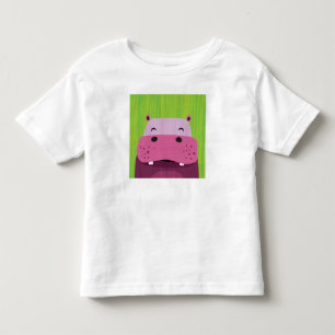 Camiseta De Bebé Hipopótamo Hippo Tees