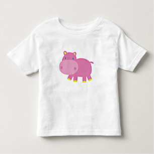 Camiseta De Bebé Hipopótamo lindo