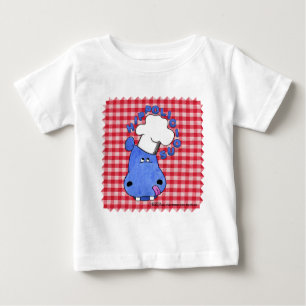 Camiseta De Bebé Hippo Chef Hippolicious