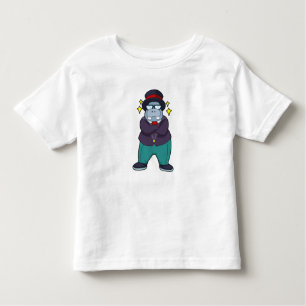 Camiseta De Bebé Hippo como Groom con Suit.PNG