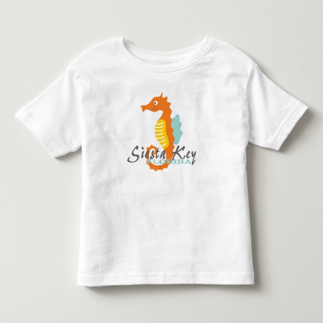 Camiseta De Bebé Hippoahoría de mar de Siesta Key Florida (Anverso)