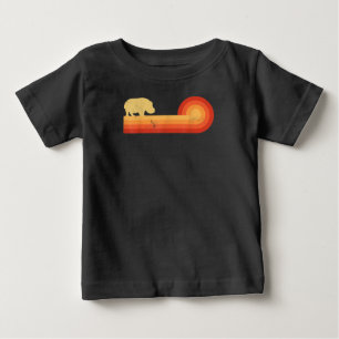 Camiseta De Bebé Hippopótamo retro 60 s 70 Hippo