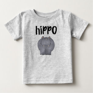 Camiseta De Bebé Hippopotamus