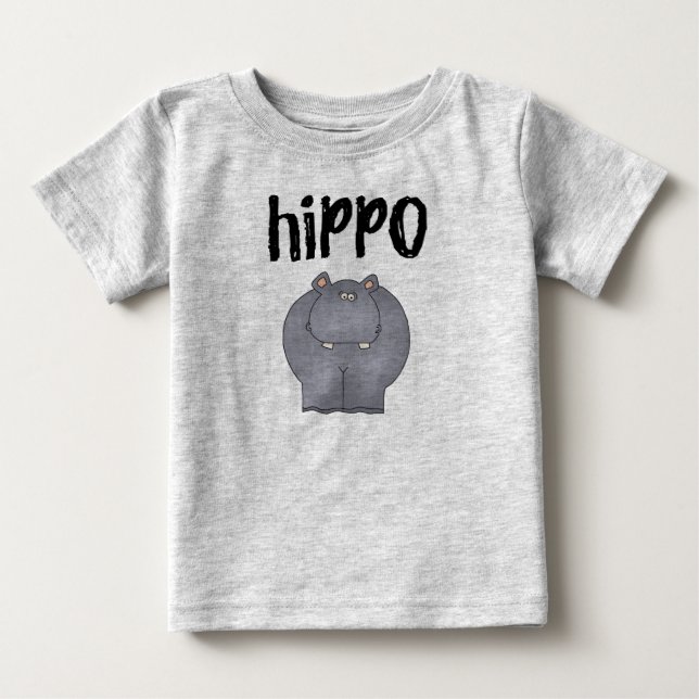Camiseta De Bebé Hippopotamus (Anverso)