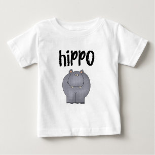 Camiseta De Bebé Hippopotamus