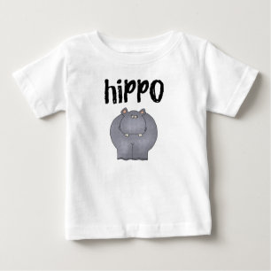 Camiseta De Bebé Hippopotamus