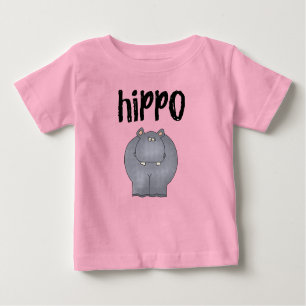 Camiseta De Bebé Hippopotamus