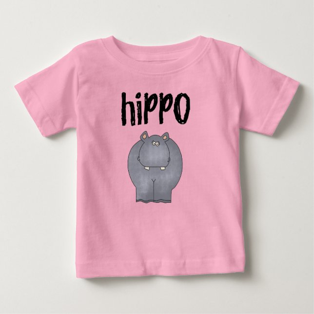 Camiseta De Bebé Hippopotamus (Anverso)