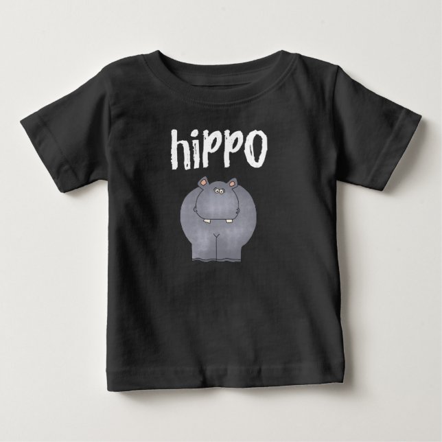 Camiseta De Bebé Hippopotamus (Anverso)