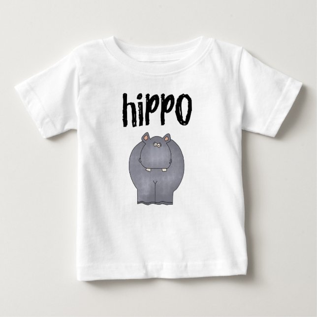 Camiseta De Bebé Hippopotamus (Anverso)