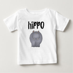 Camiseta De Bebé Hippopotamus