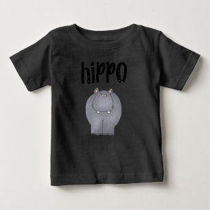 Camiseta De Bebé Hippopotamus