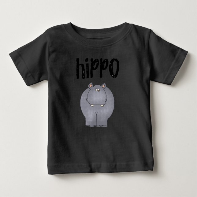 Camiseta De Bebé Hippopotamus (Anverso)