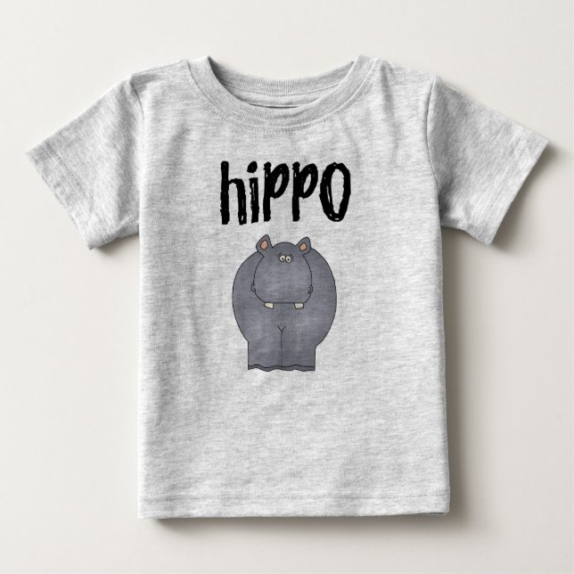 Camiseta De Bebé Hippopotamus (Anverso)
