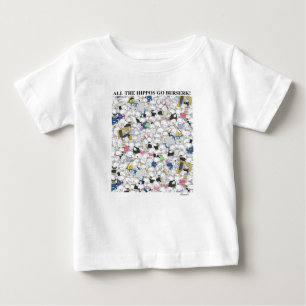 Camiseta De Bebé ¡HIPPOS VAMOS BERSERK! Sandra Boynton T-Shirt