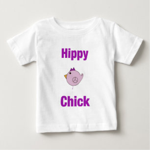 Camiseta De Bebé Hippy Chick - Baby