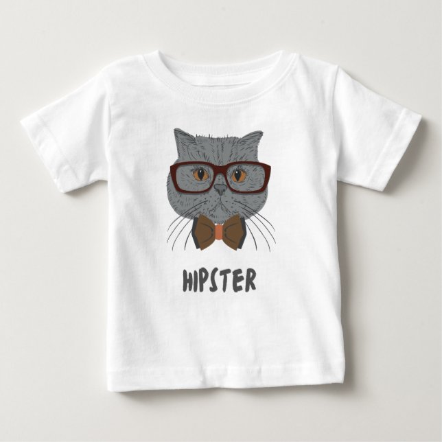 Camiseta De Bebé Hipster (Anverso)