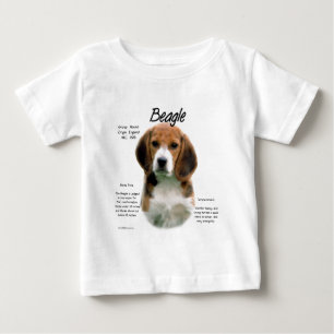 Camiseta De Bebé Historia Beagle; Todo Sobre Beagles