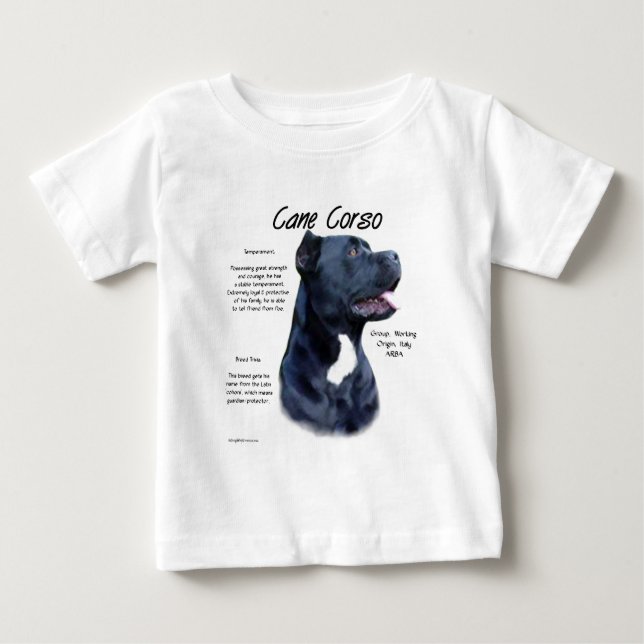 Camiseta De Bebé Historia de Cane Corso (Anverso)