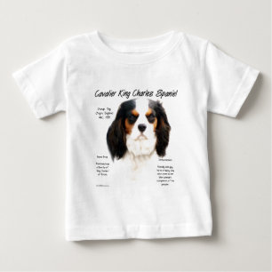 Camiseta De Bebé Historia de Cavalier King Charles Spaniel (tricolo