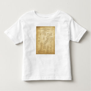 Camiseta De Bebé Historia de la exploración del mapa del Gran Cañón