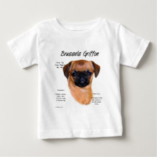 Camiseta De Bebé Historia del Griffon de Bruselas suave