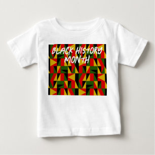 Camiseta De Bebé Historia negra de triángulos