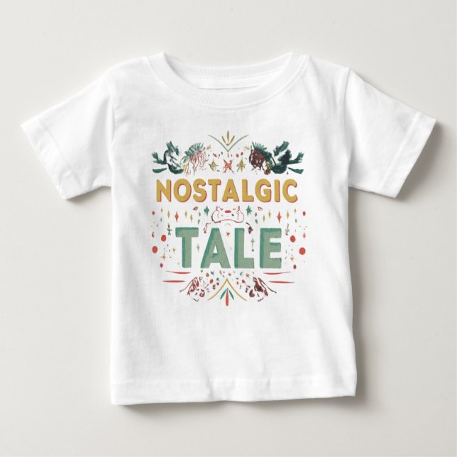 Camiseta De Bebé "Historia nostálgica. (Anverso)