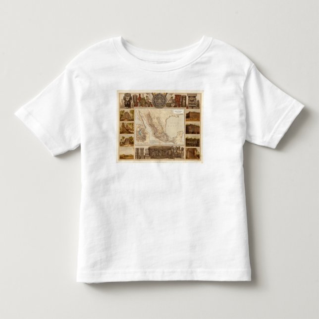 Camiseta De Bebé Historia y arquitectura de México (Anverso)
