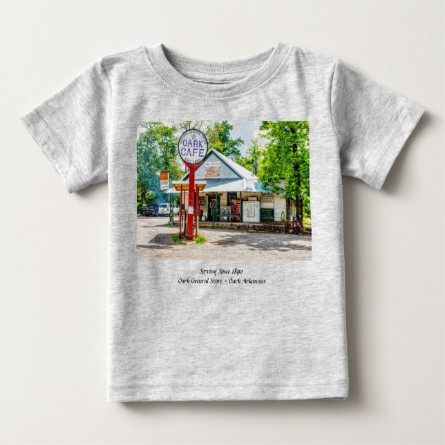 Camiseta De Bebé Histórico Oark General Store Baby Toddler T-Shirt (Anverso)