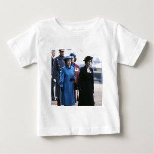 Camiseta De Bebé HM Queen Elizabeth II-Margaret Thatcher