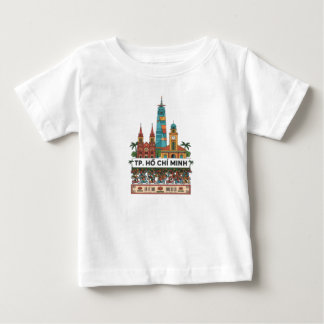 Camiseta De Bebé Ho Chi Minh City Vietnam Travel Long Sleeve T-Shir