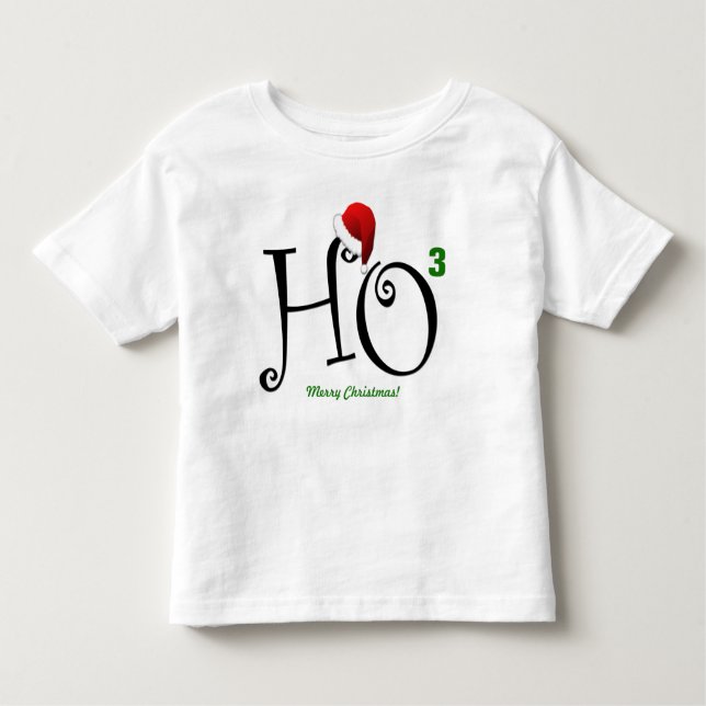 Camiseta De Bebé ¡Ho Ho Ho Felices Navidad! (Anverso)