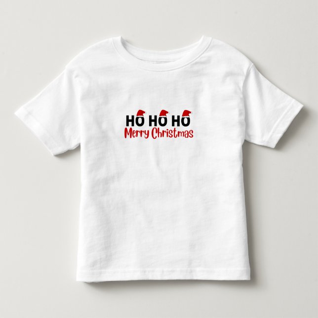Camiseta De Bebé ho ho ho hristmas christmas T-Shirt (Anverso)
