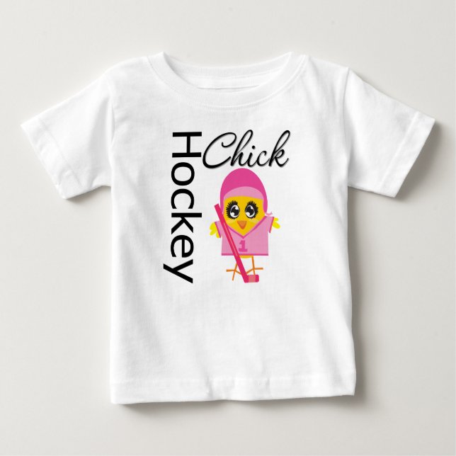 Camiseta De Bebé Hockey Chick (Anverso)