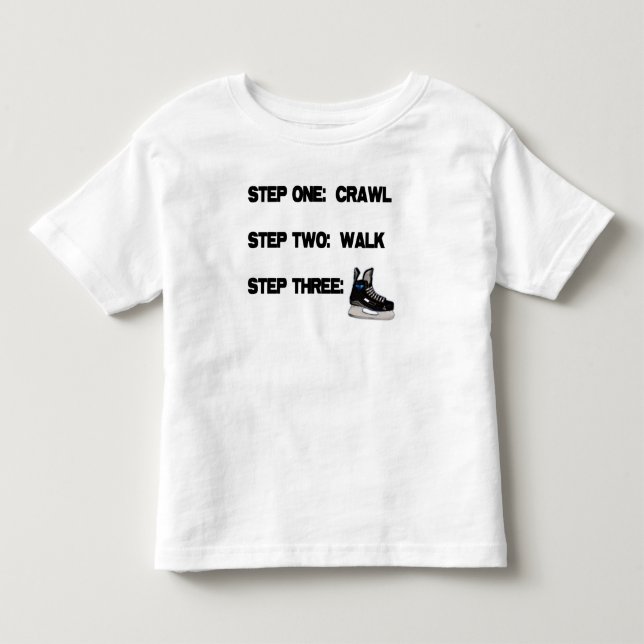 Camiseta De Bebé ¡HOCKEY del paseo del arrastre……! (Anverso)